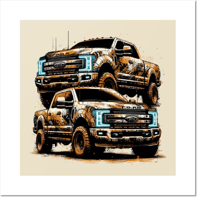 Ford F350 Wall Art by Vehicles-Art